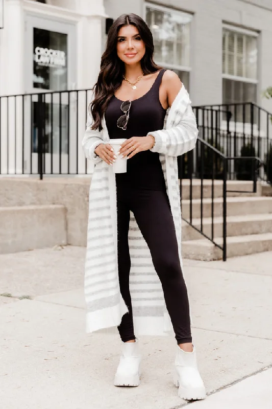 oversized women cardigan for a trendy and cozy lookoversized women cardigan for a trendy and cozy lookDoing This Again Multi Print Grey Long Cardigan  FINAL SALE