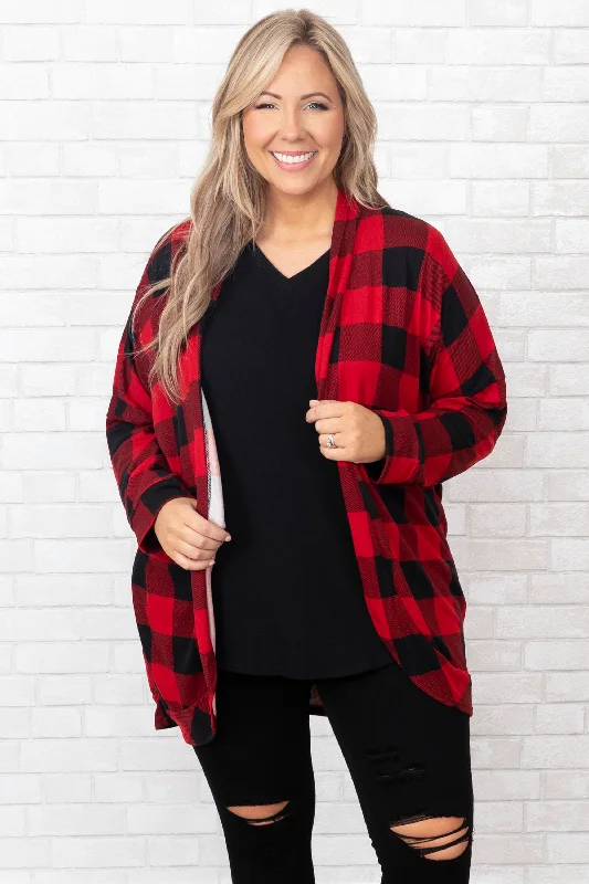machine washable women cardigan for easy caremachine washable women cardigan for easy careShe's The Winner Cardigan, Red