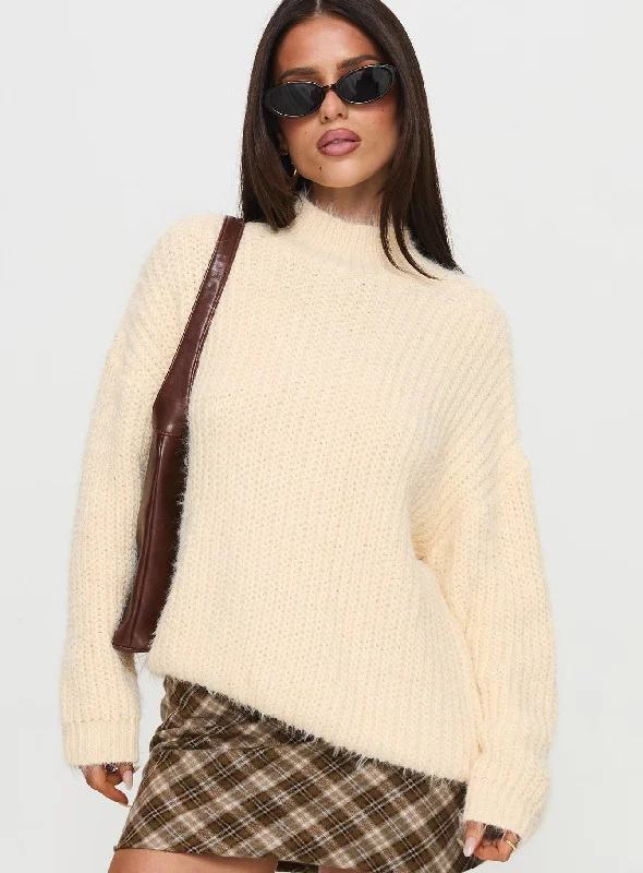 Bell - Sleeve Women's Mohair - Wool Blend SweatersAbott Sweater Butter