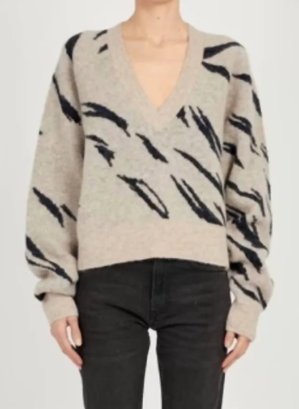 Plus Size Women's Oversized Chunky Knit SweatersLundy Sweater In Natural