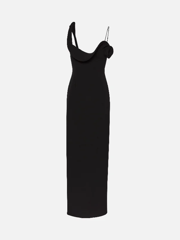 Sheath Women Dress with a Tailored Fit for a Professional LookSculptural Maxi Dress in Black Sheath Women Dress with a Tailored Fit for a Professional LookSculptural Maxi Dress in Black