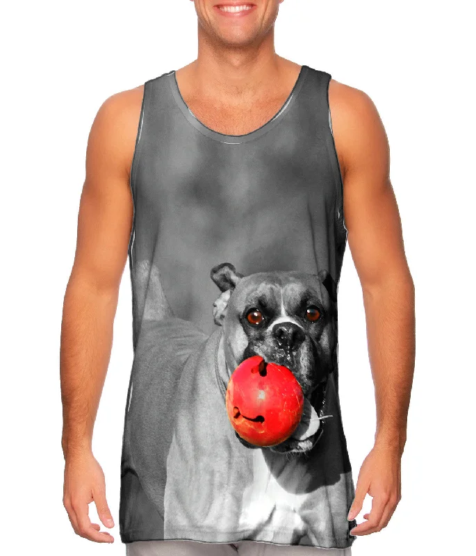Women's Sleeveless Ribbed Tank Tops for a Trendy LookMy Ball Mean Boxer