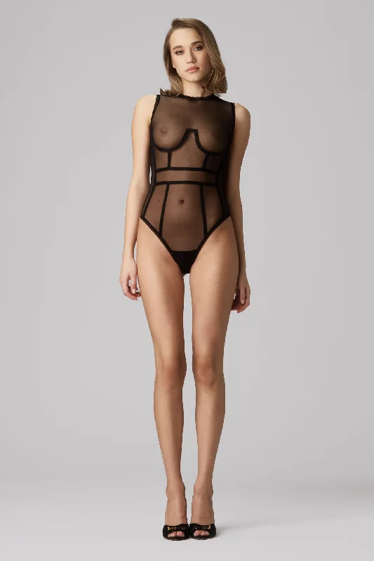 Plus - Size Bodysuits with a Comfortable and Flattering FitCage Bodysuit