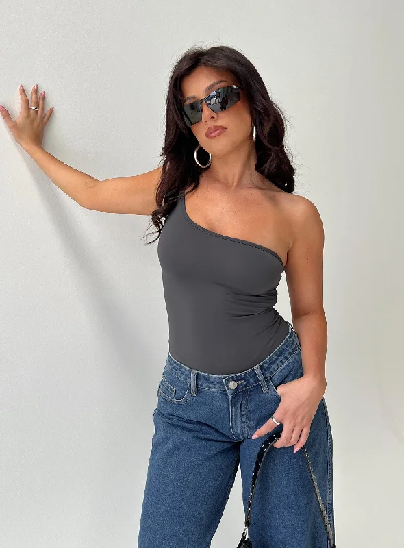 Lace Bodysuits for a Sexy and Elegant Bedroom LookHutter Bodysuit Grey Petite